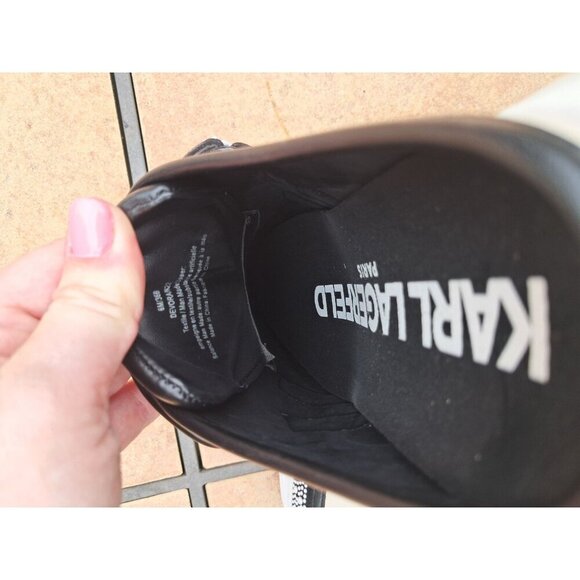 KARL LAGERFELD PARIS MATTIA Platform SLIP ON TENNIS SHOES - SZ 6- NEW - Picture 4 of 5